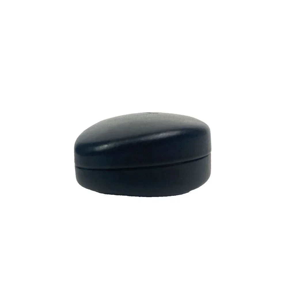 Ray-Bans Glasses/Sunglasses Hard Case w/Cloth -Black Leather- Suede Gray Lining